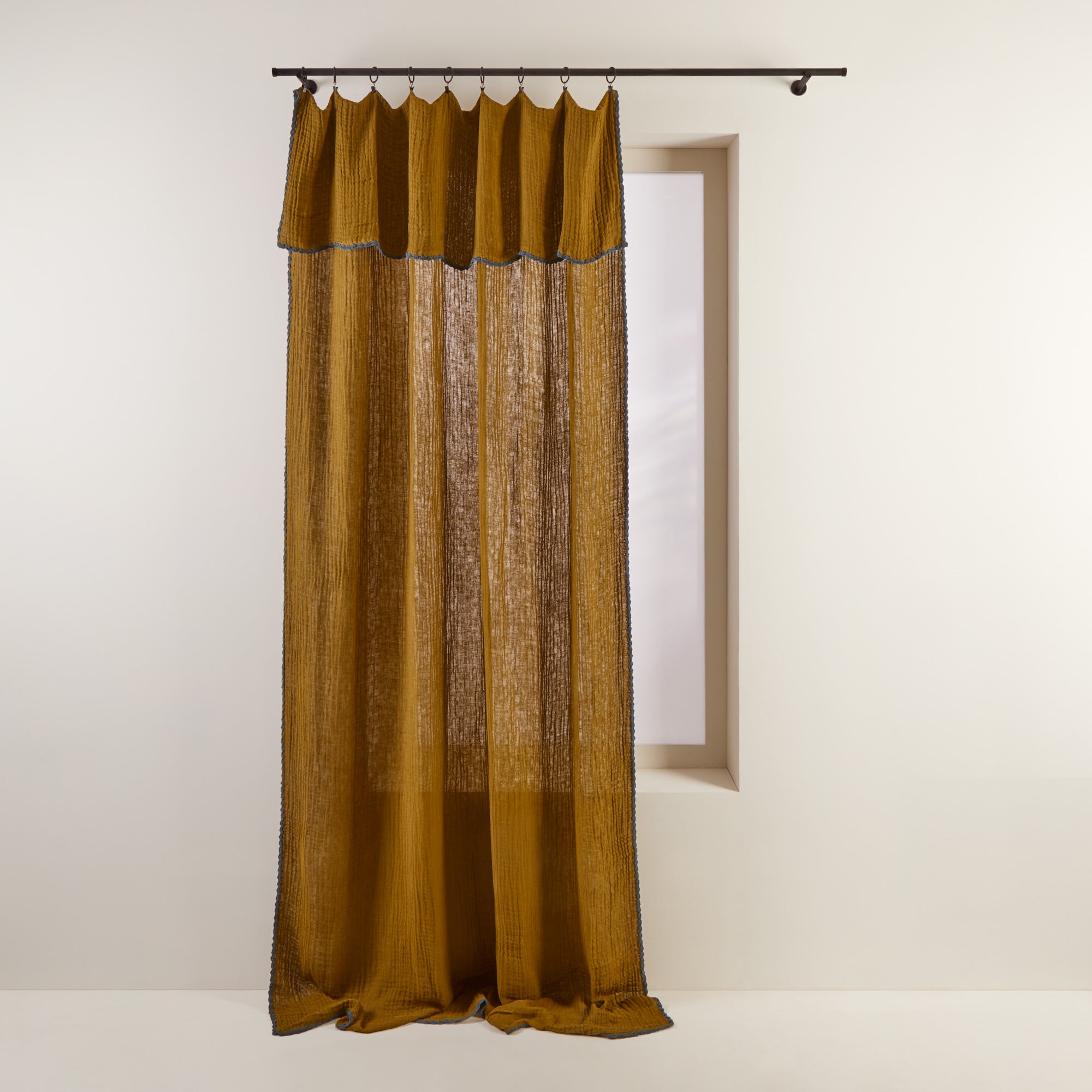 Panneau LALITA bronze et pétrole