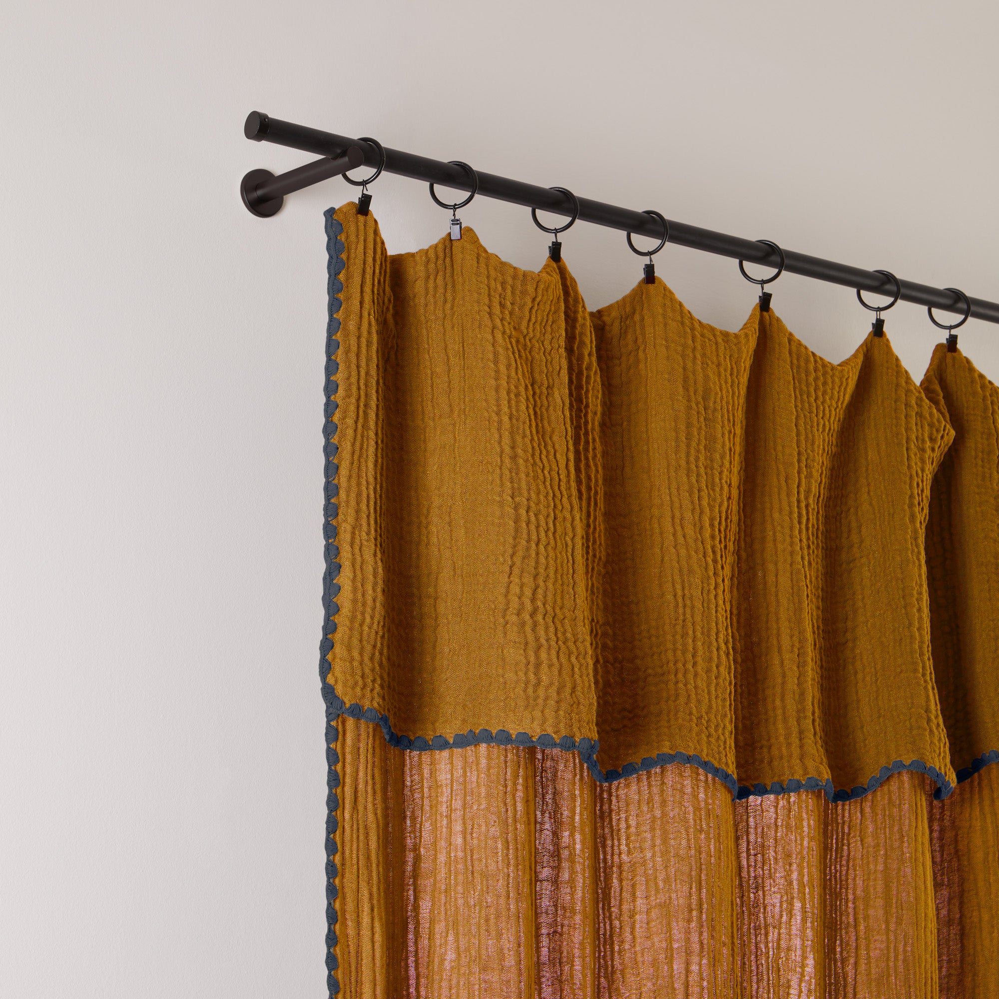 Panneau LALITA bronze et pétrole