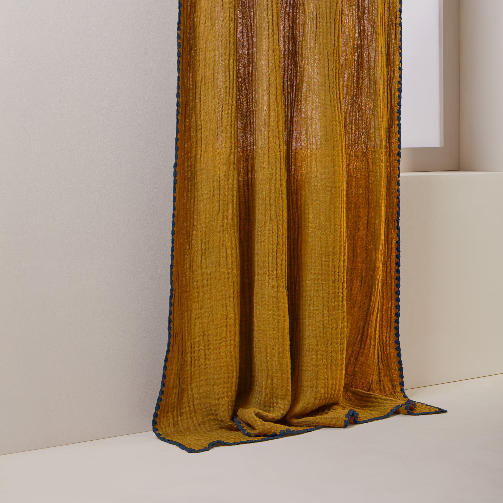 Panneau LALITA bronze et pétrole