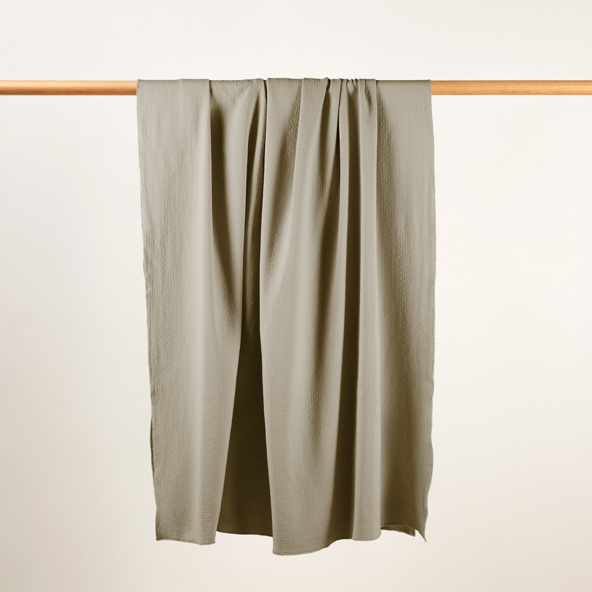 Plaid BATISTA kaki grisé