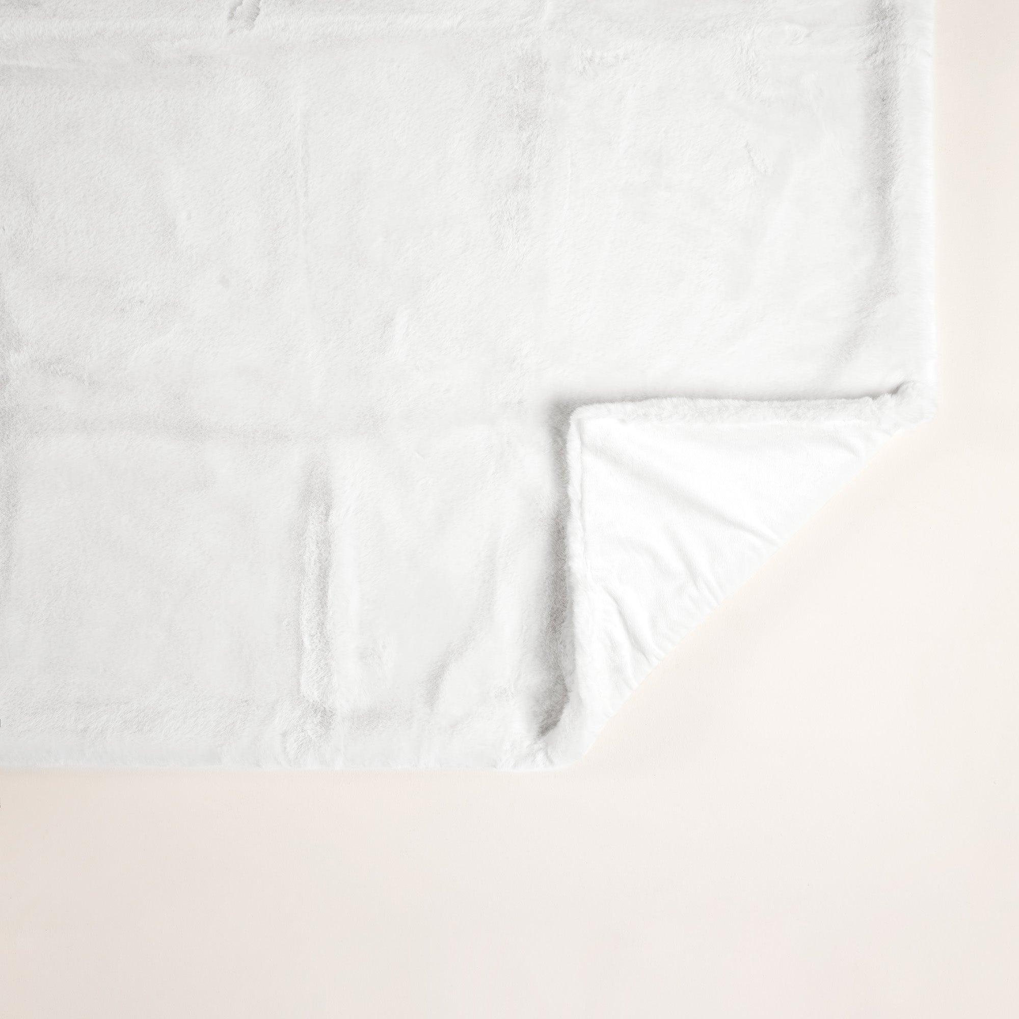 Plaid BIANCA blanc hermine