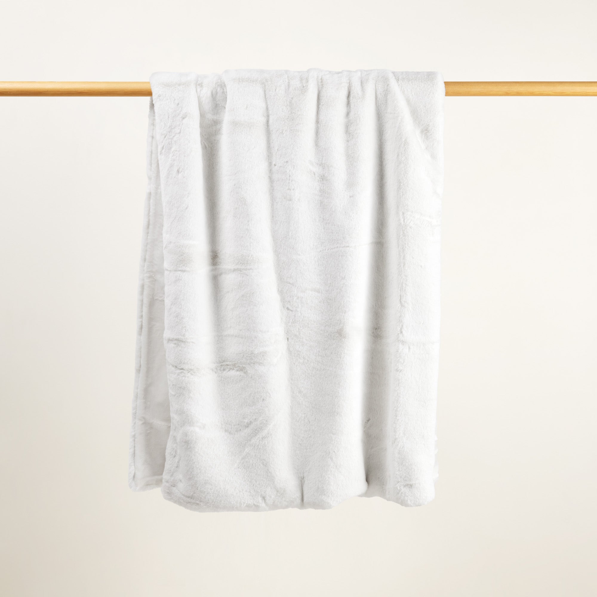 Plaid BIANCA blanc hermine