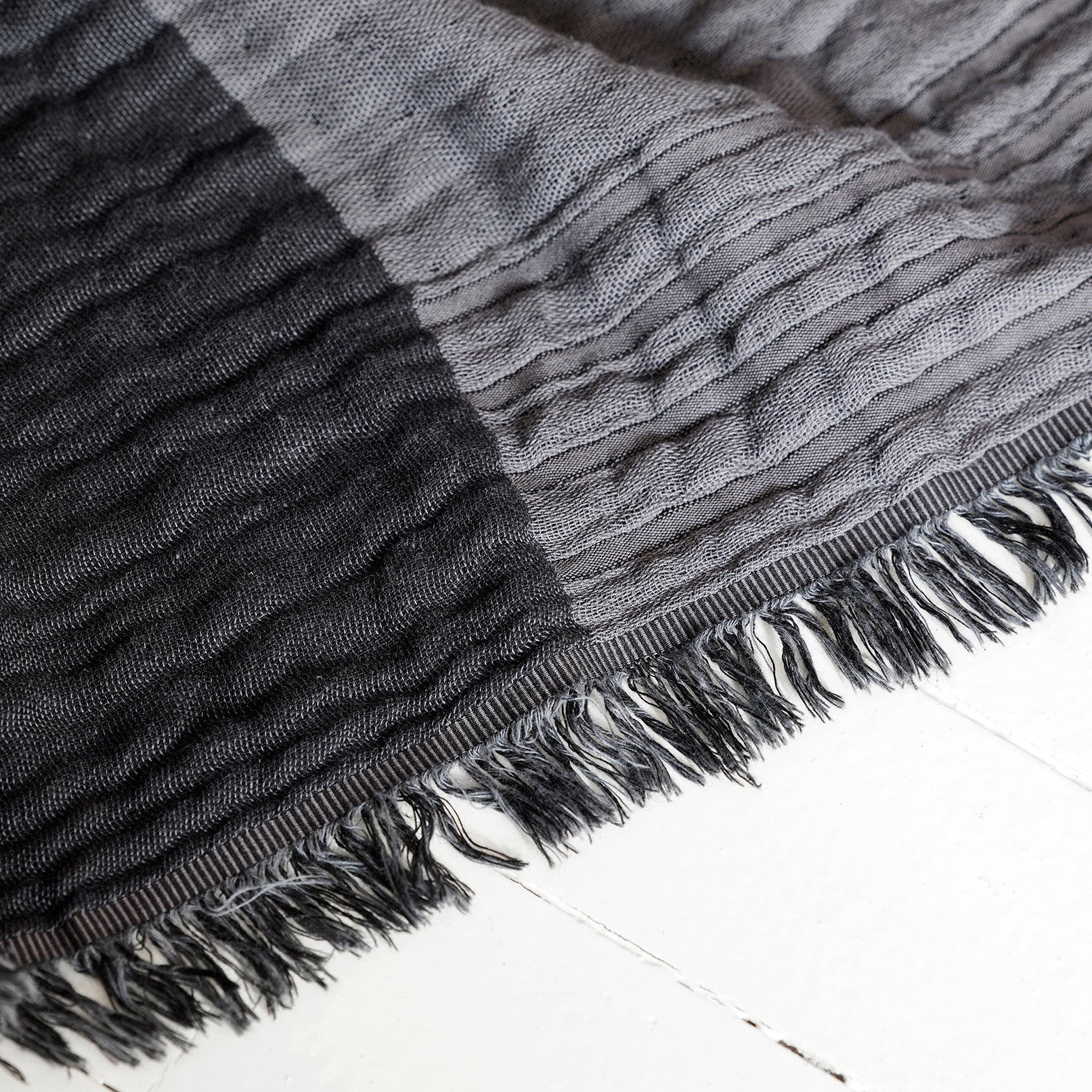 Plaid CHARLY noir graphite