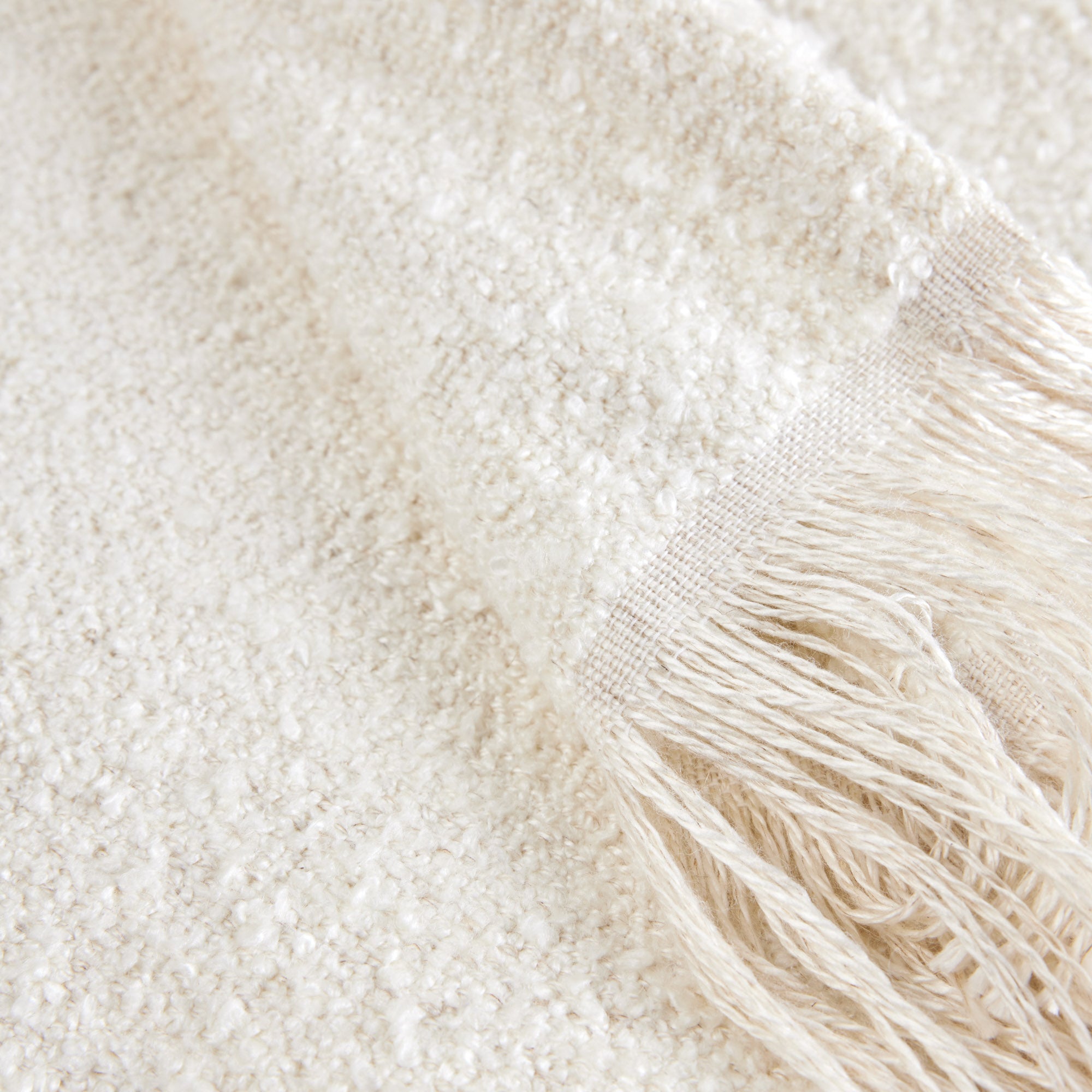 Plaid LUCIANO ivoire