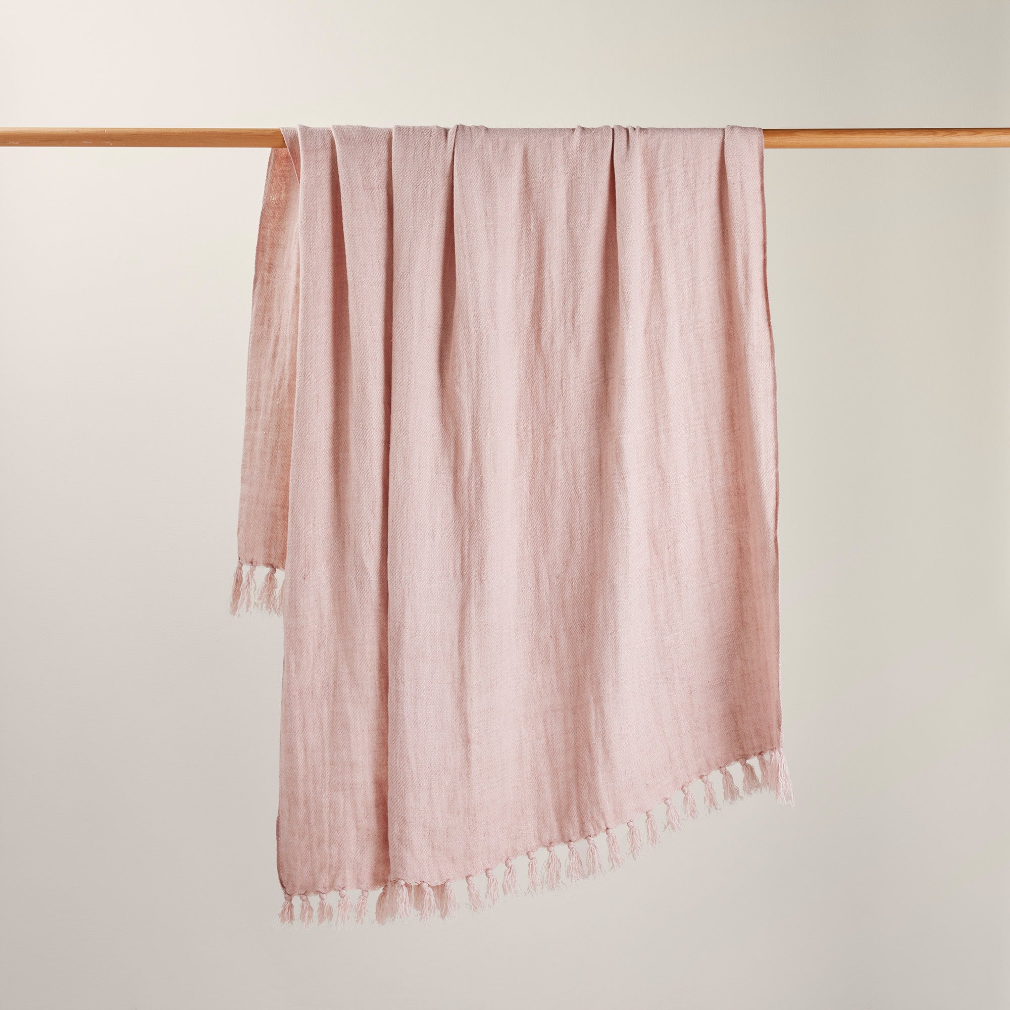 Plaid NOA rose poudré