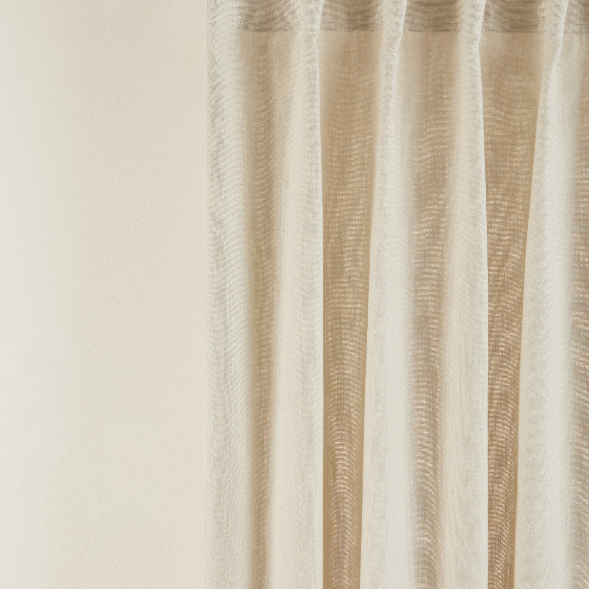Rideau à galon fronceur AUBIN sable