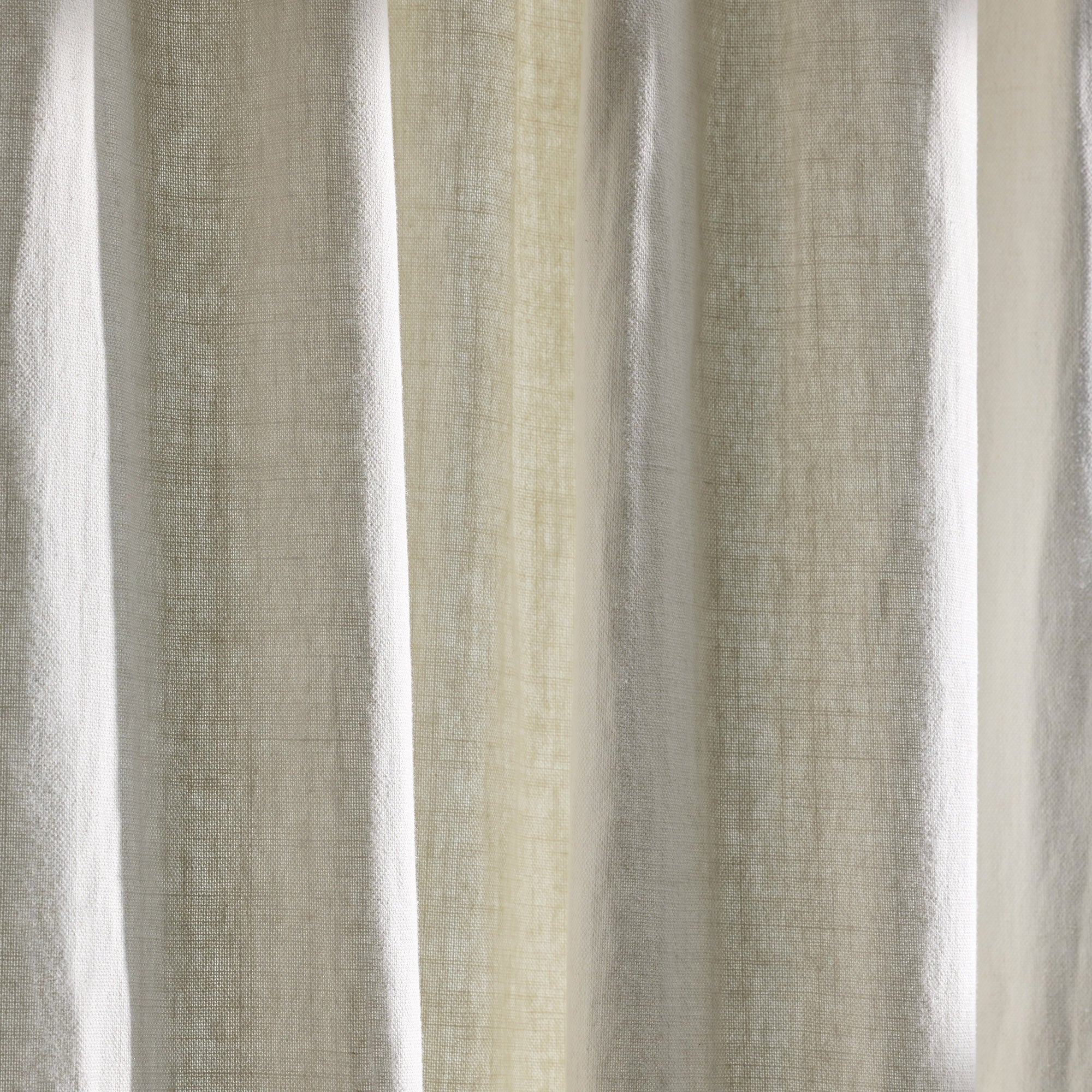 Rideau à galon fronceur AUBIN blanc naturel