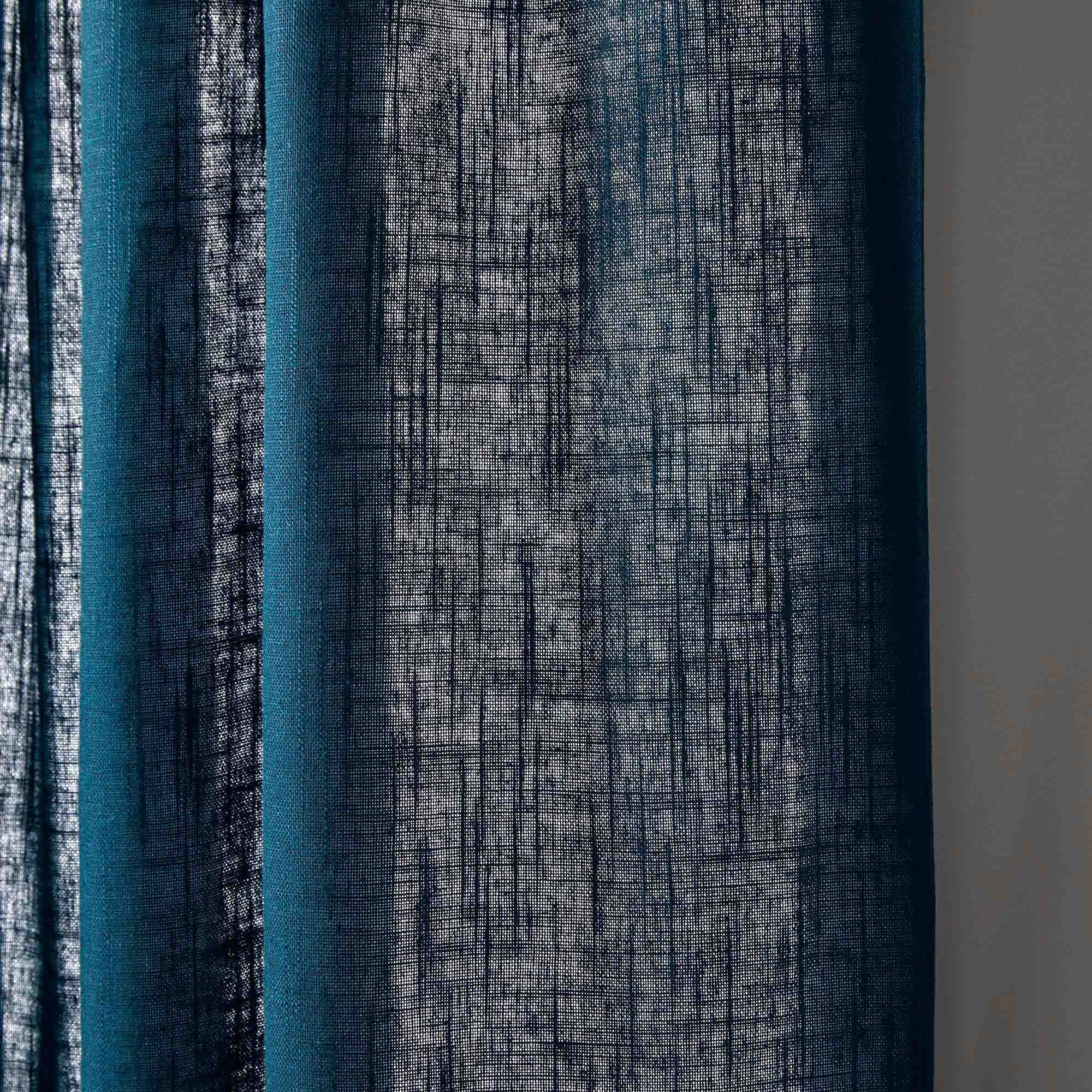 Rideau à galon fronceur BELLAVISTA lagon