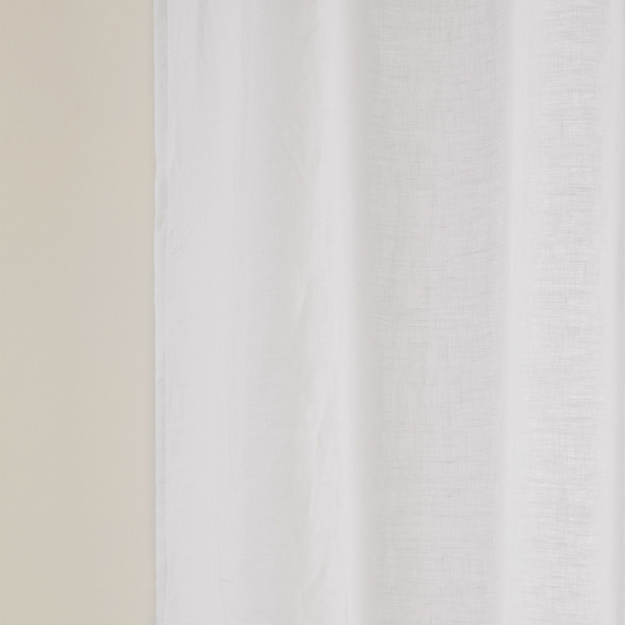Rideau à galon fronceur CARLINA blanc pur | mobile_slider