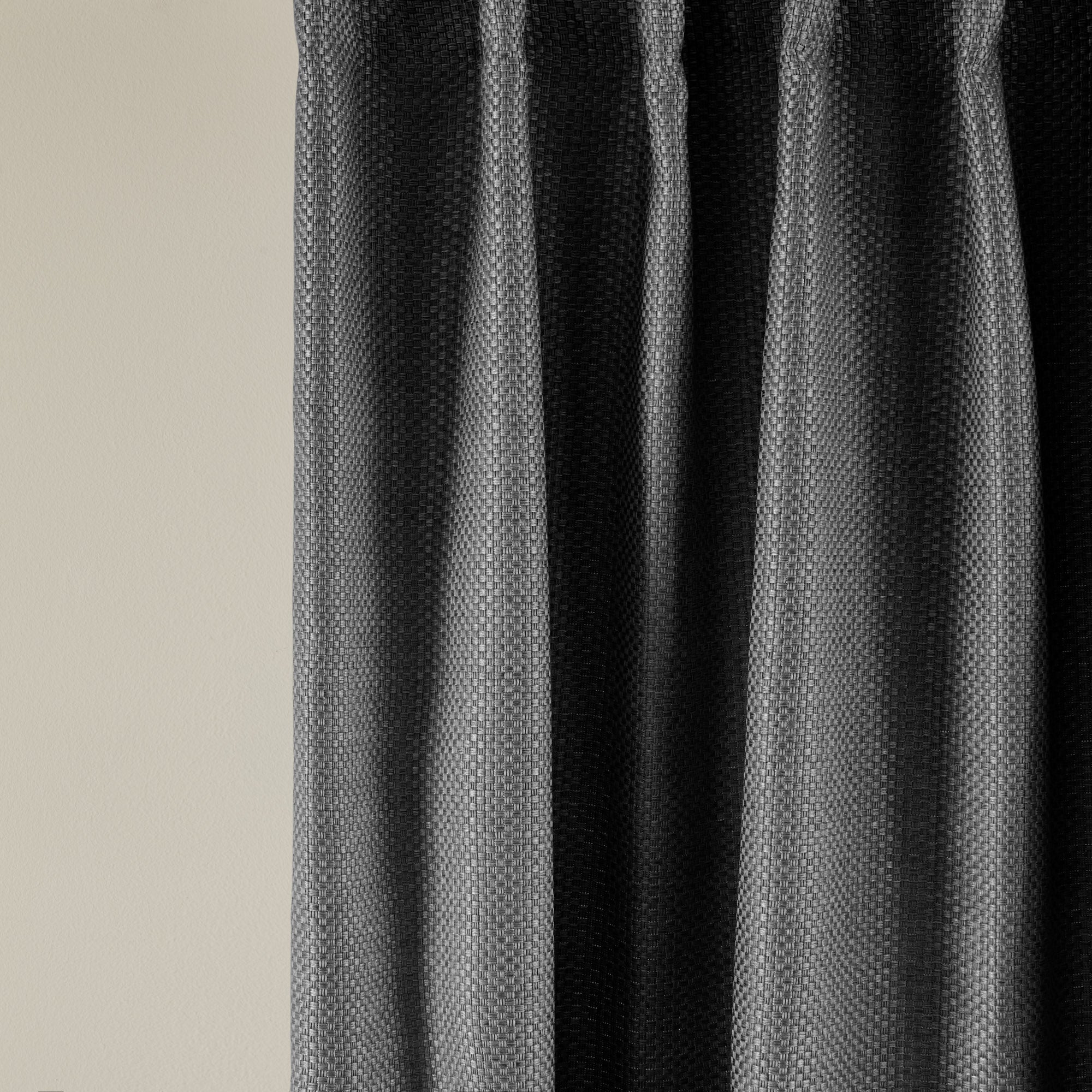 Rideau à galon fronceur COCONUT plomb