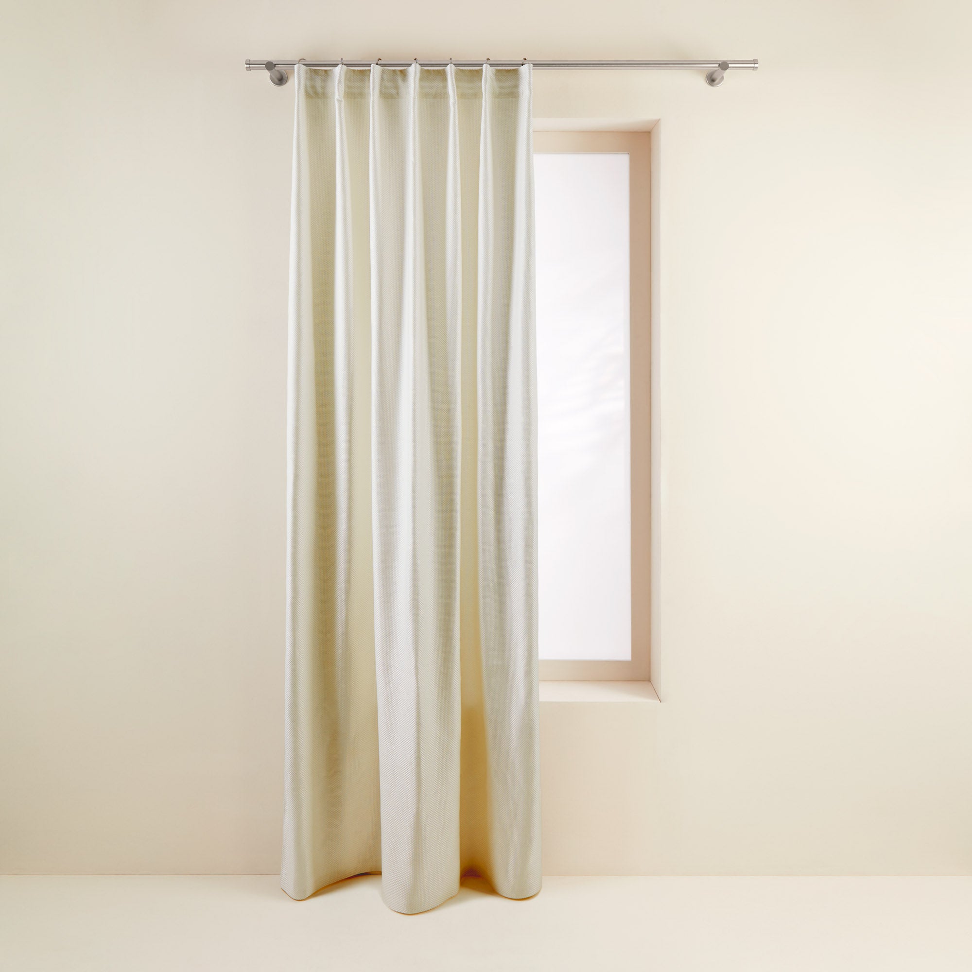 Rideau à galon fronceur COCONUT ivoire