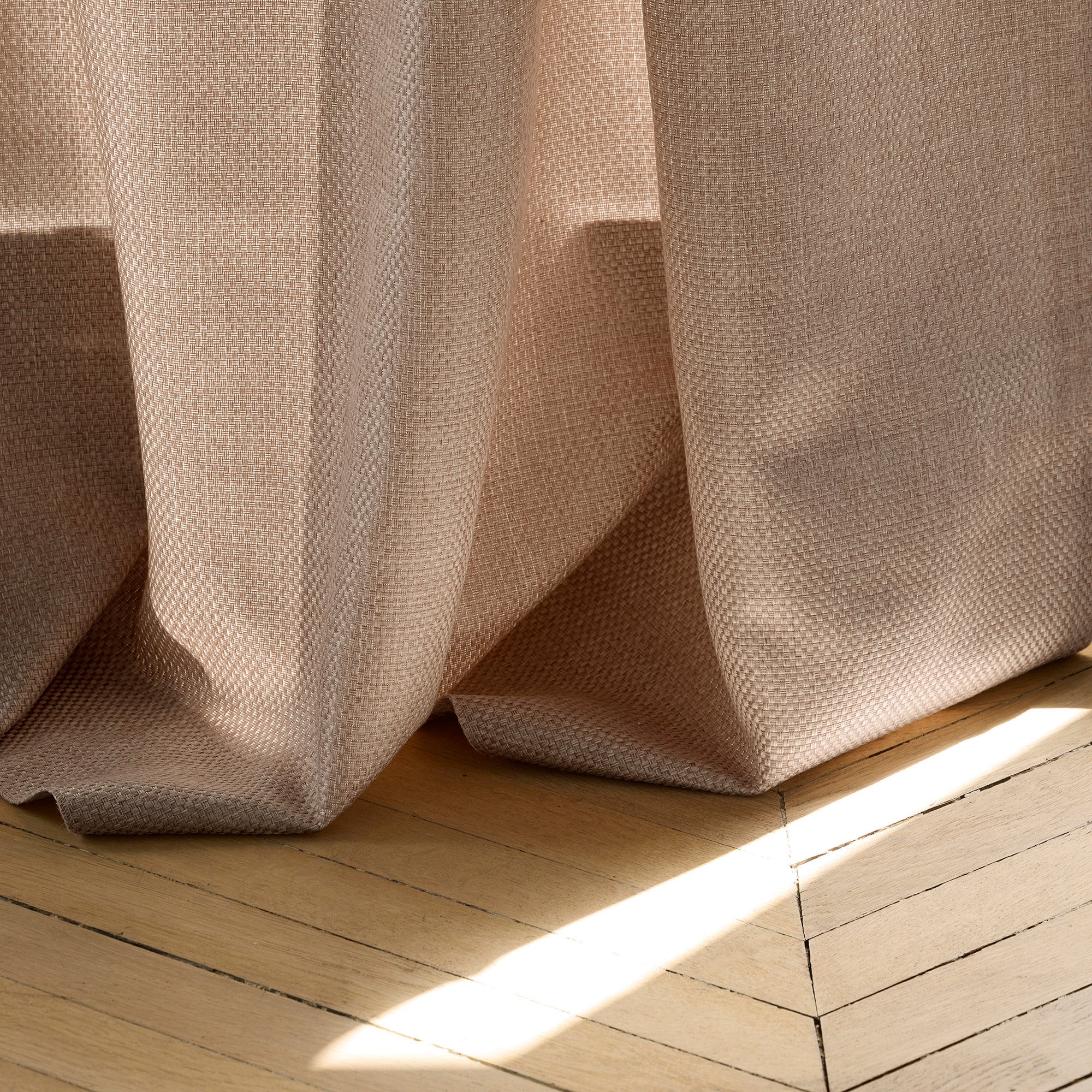 Rideau à galon fronceur COCONUT osier