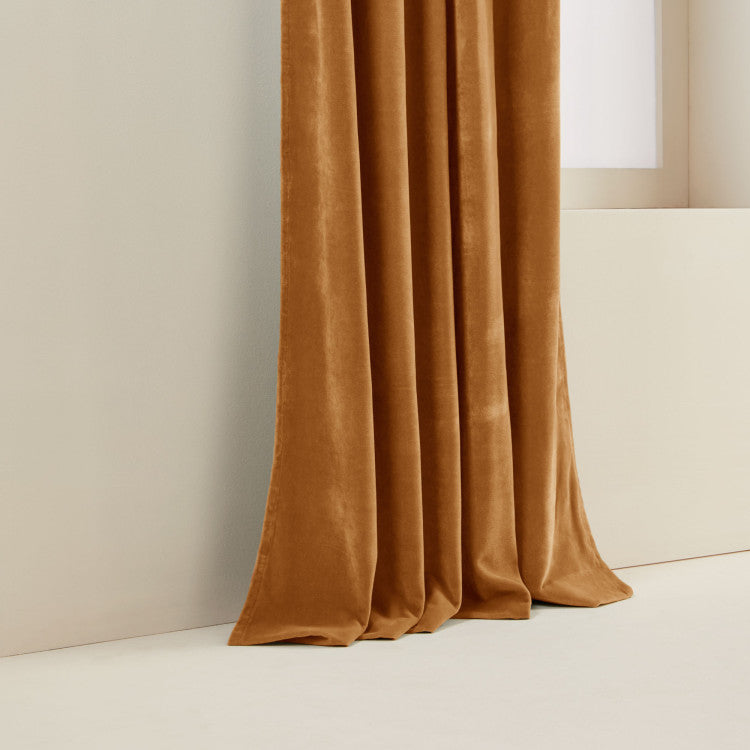 Rideau à galon fronceur DARIO camel