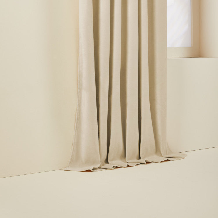 Rideau à galon fronceur DARIO blanc antique