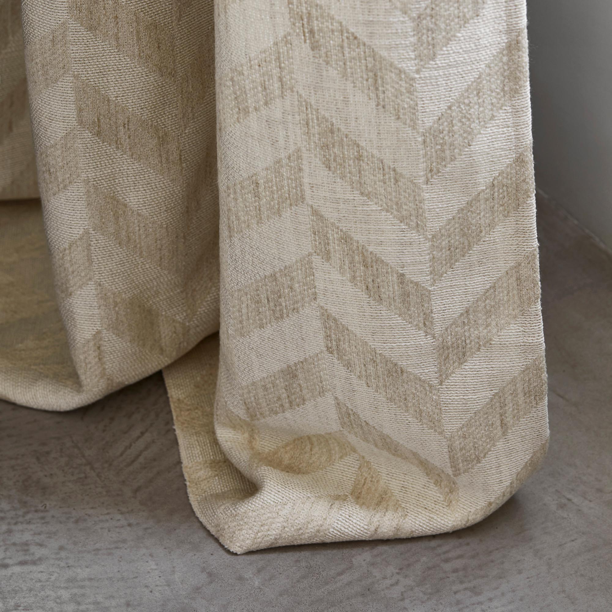 Rideau à galon fronceur TOBIAS ivoire