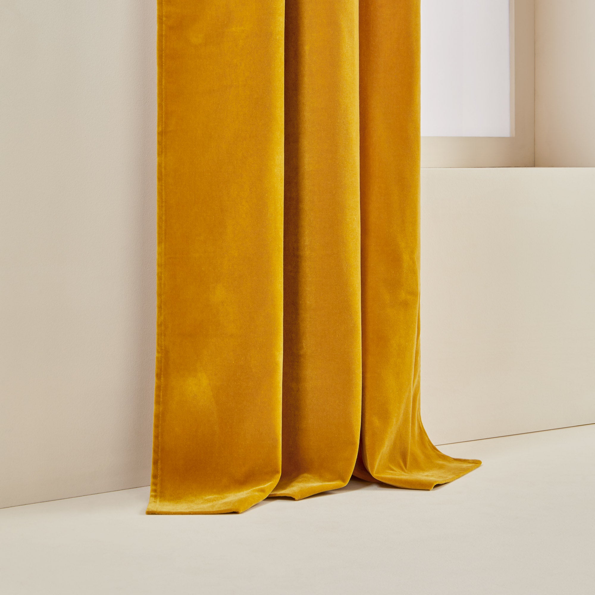 Rideau à oeillets DARIO ocre