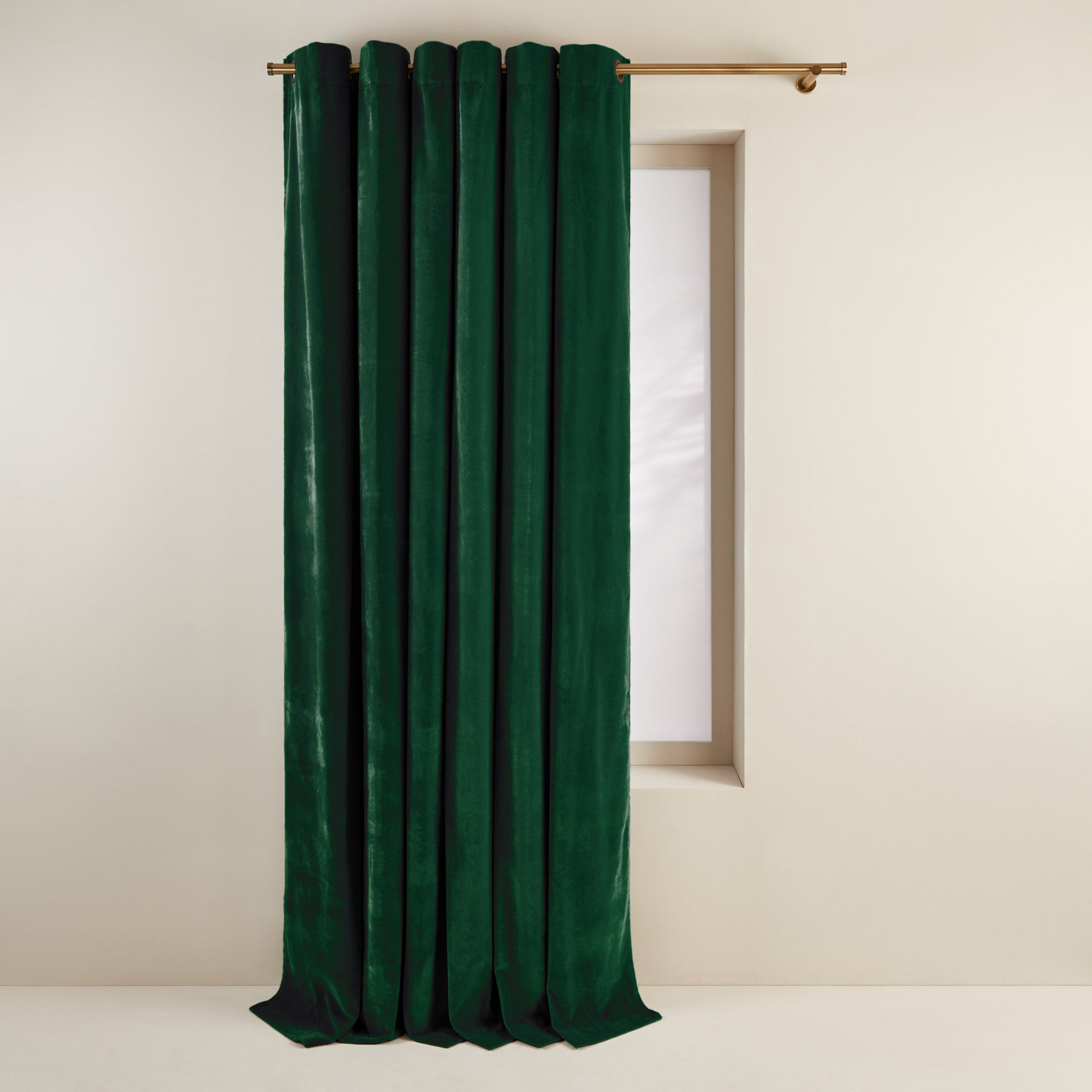 Rideau à oeillets dorés DARIO mélèze