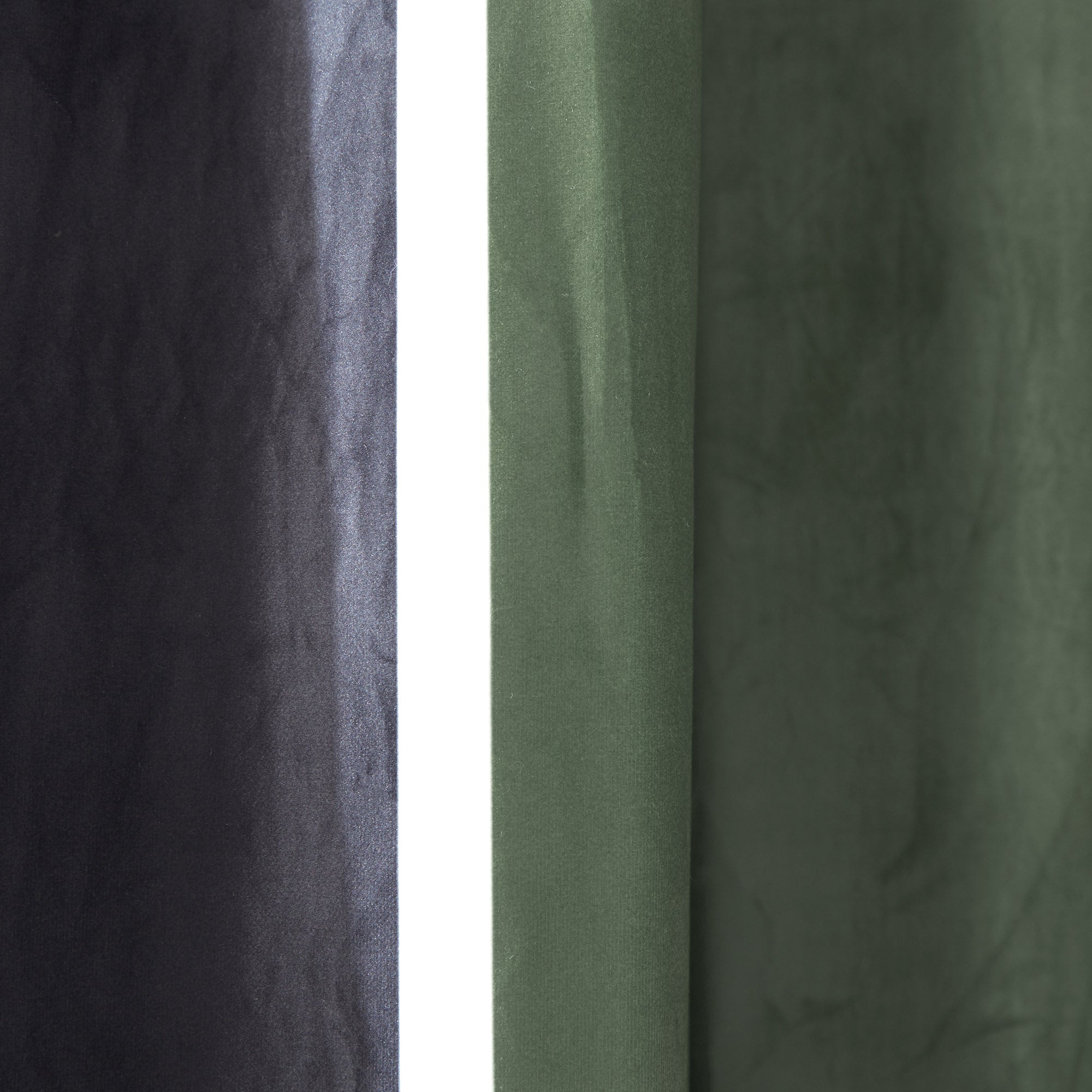 Rideau à oeillets noirs VASCO kaki