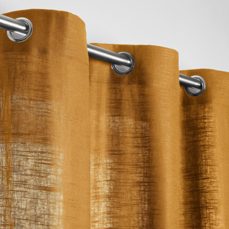Rideau à oeillets BELLAVISTA safran