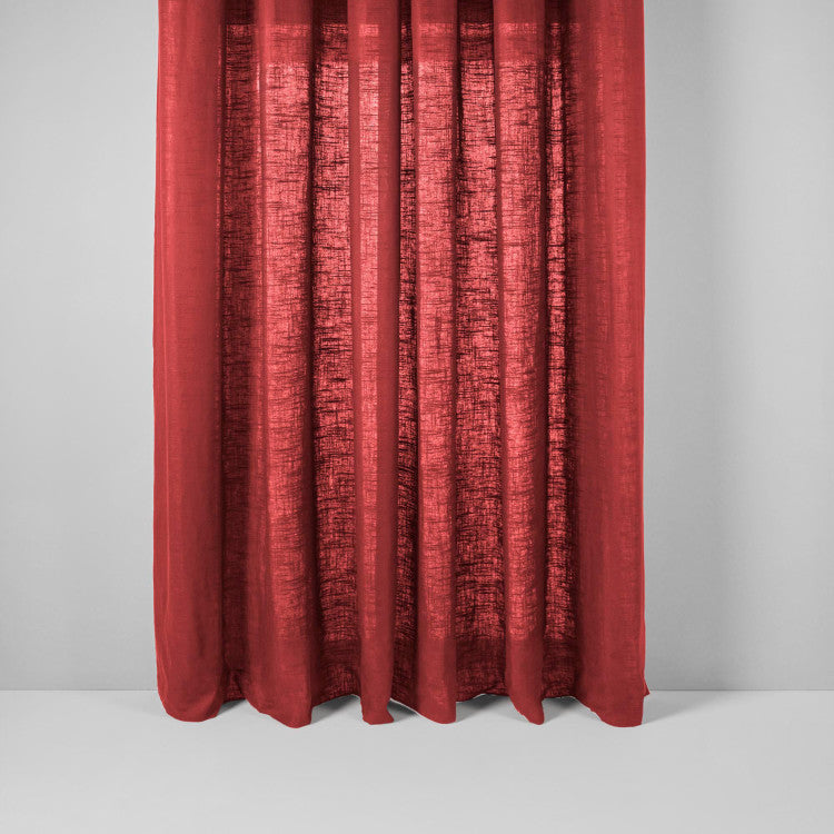 Rideau à oeillets BELLAVISTA cardinal