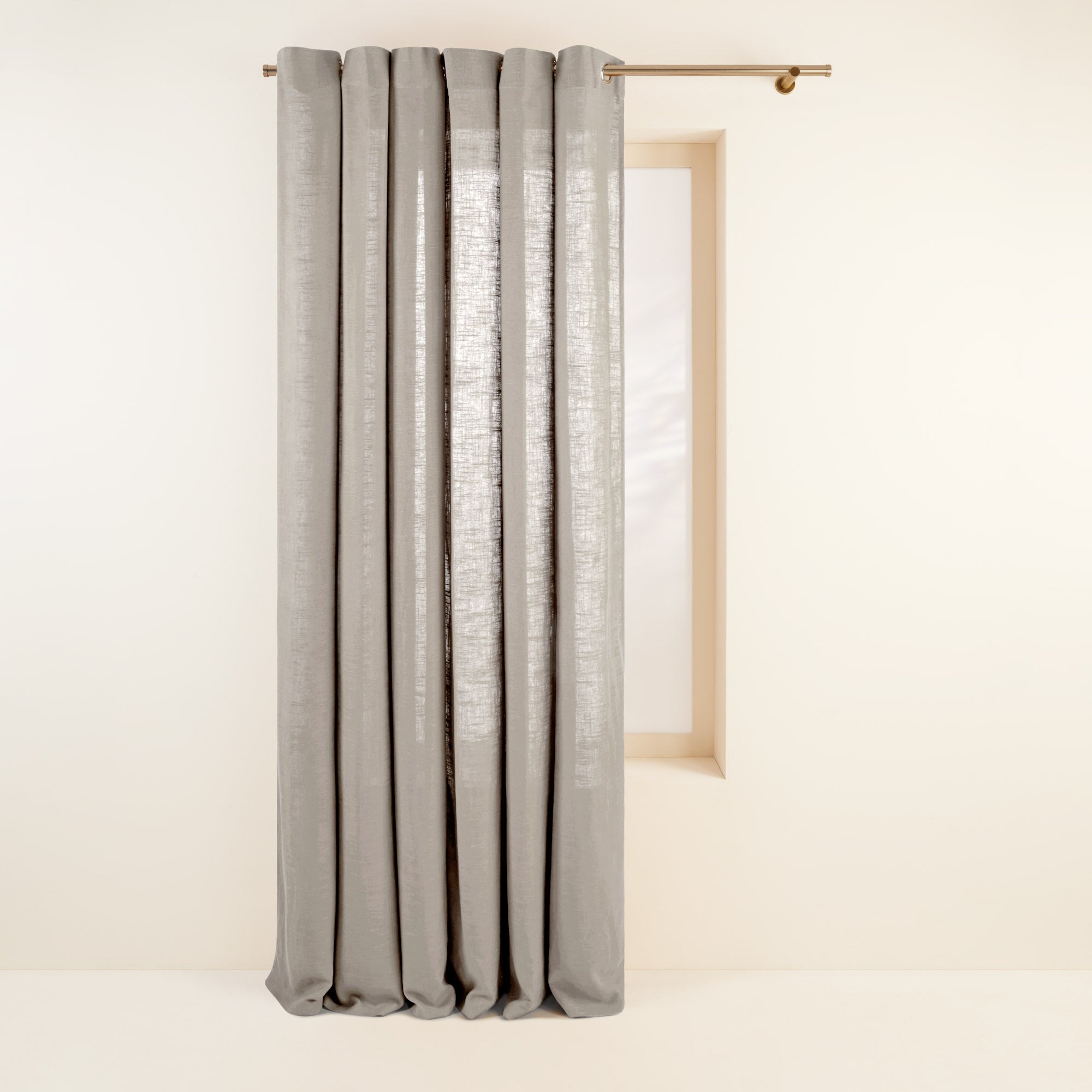 Rideau à oeillets BELLAVISTA chataîgne