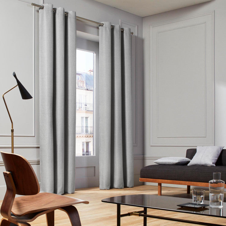 Rideau à oeillets COCONUT perle