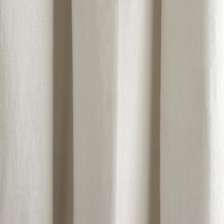 Rideau à oeillets ELIO blanc cassé et gris