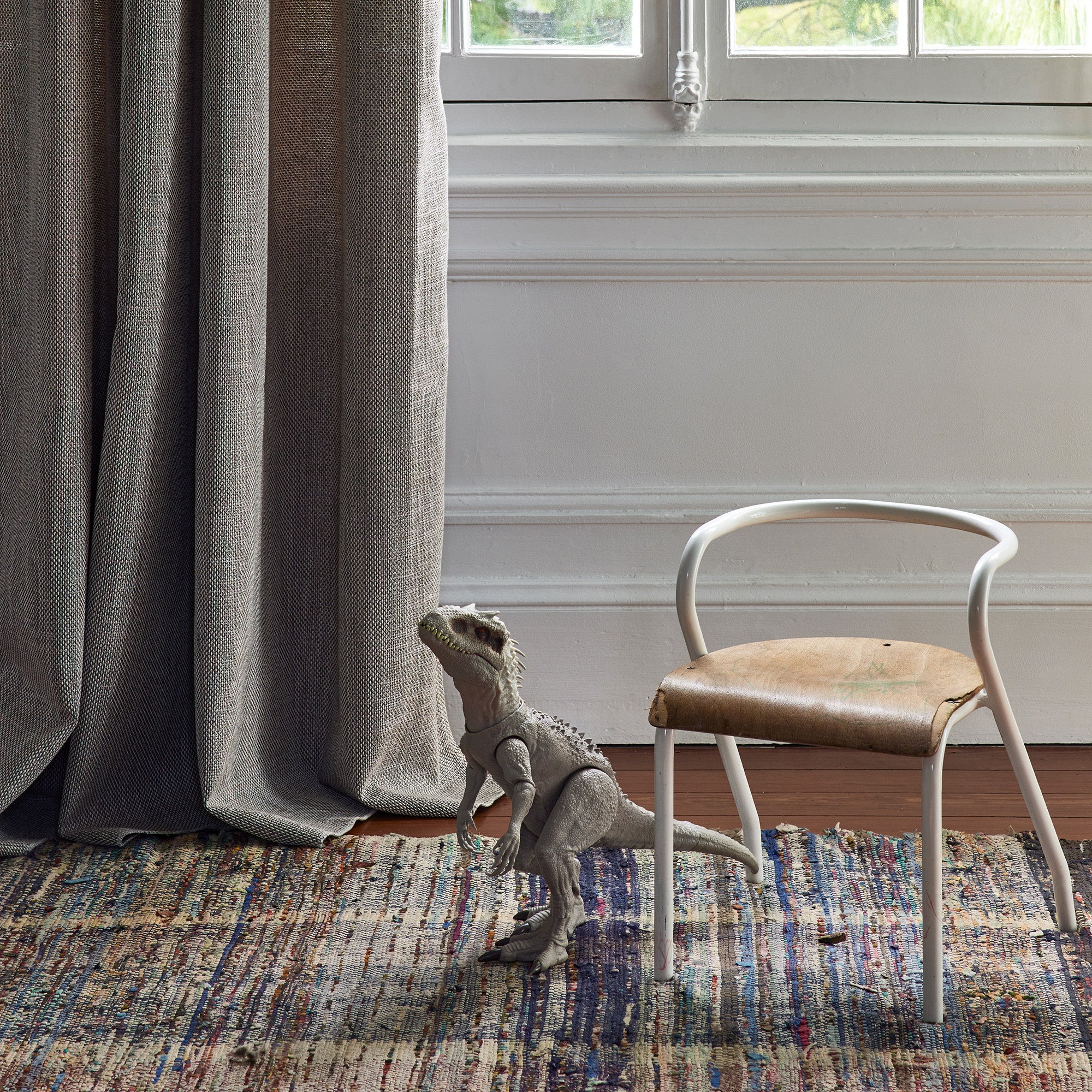 Rideau à oeillets NATALI pétale chiné