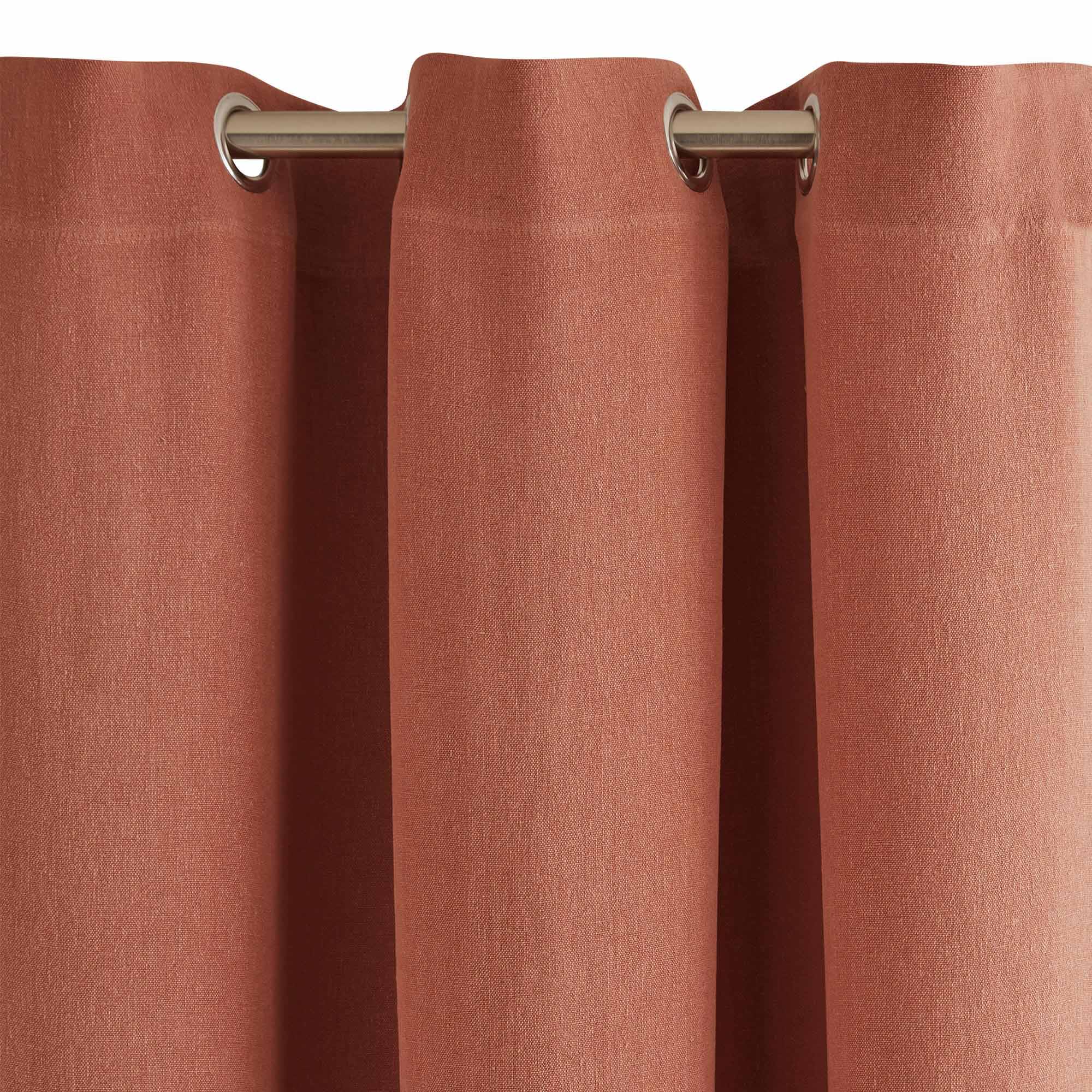 Rideau à oeillets NINO argile