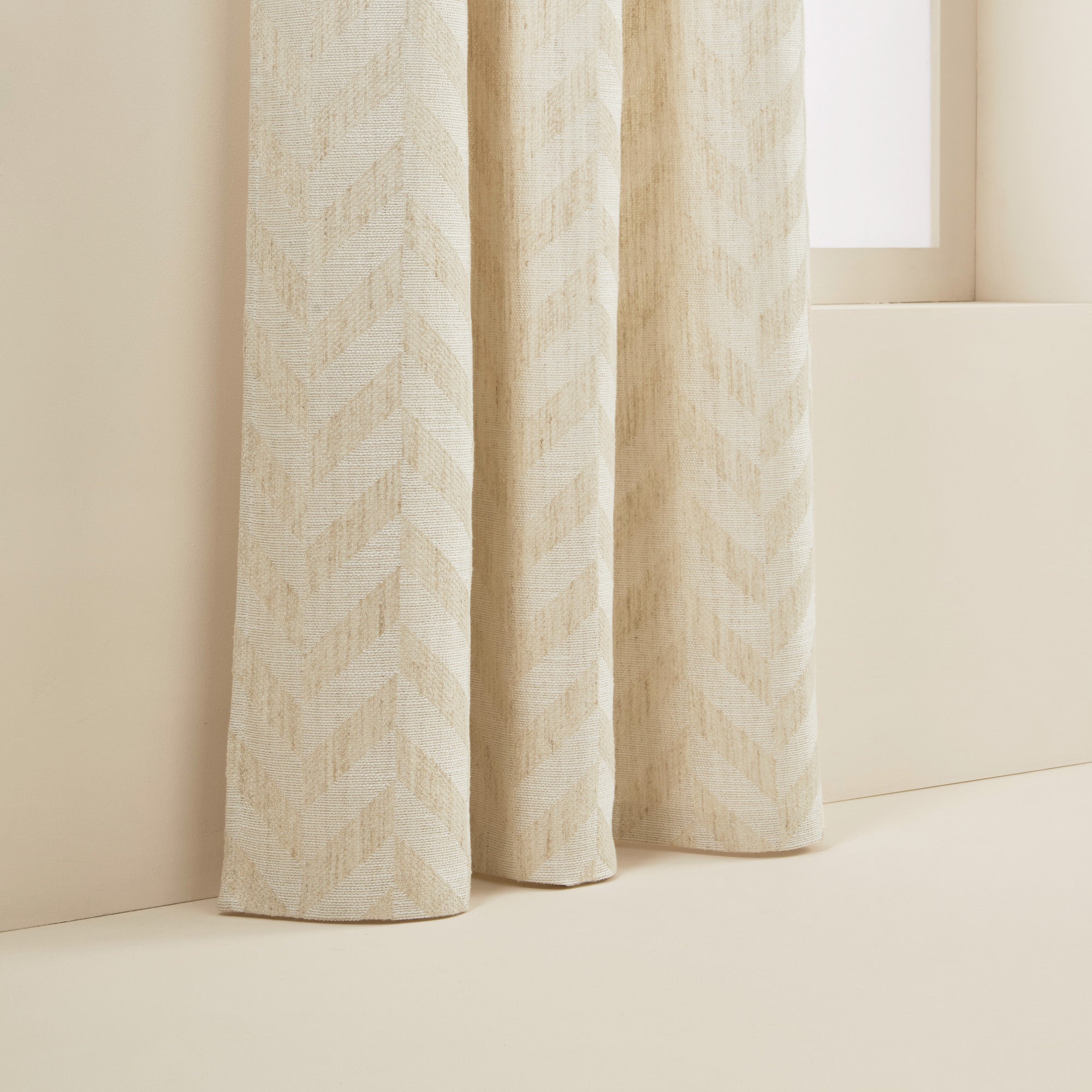 Rideau à oeillets TOBIAS ivoire