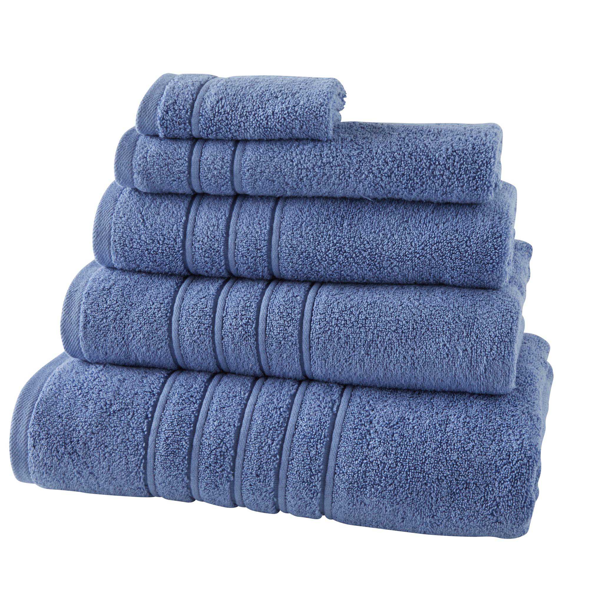 Serviette de toilette CAPRI bleu orage