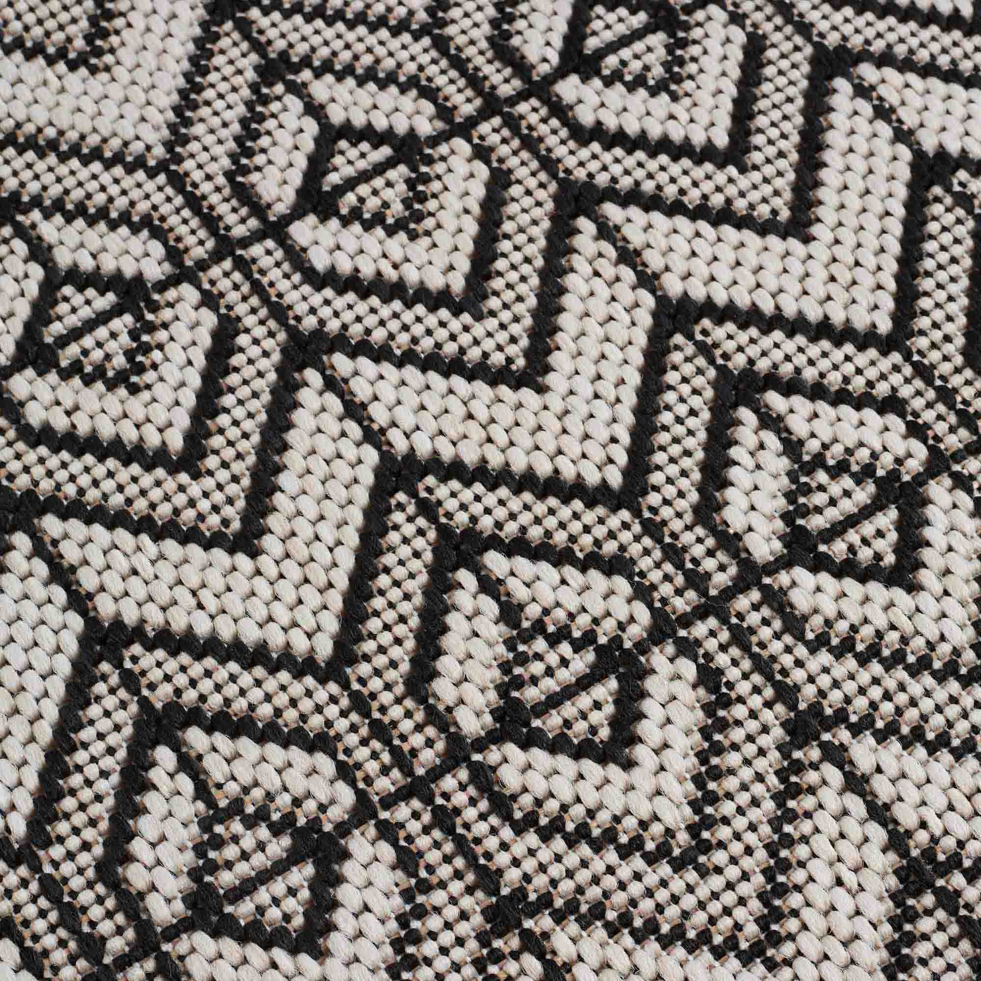 Tapis de sol AVOLA écru et noir