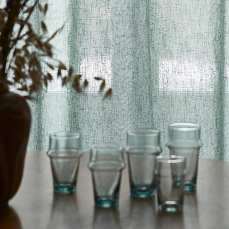 Voilage à oeillets MILOS baltique