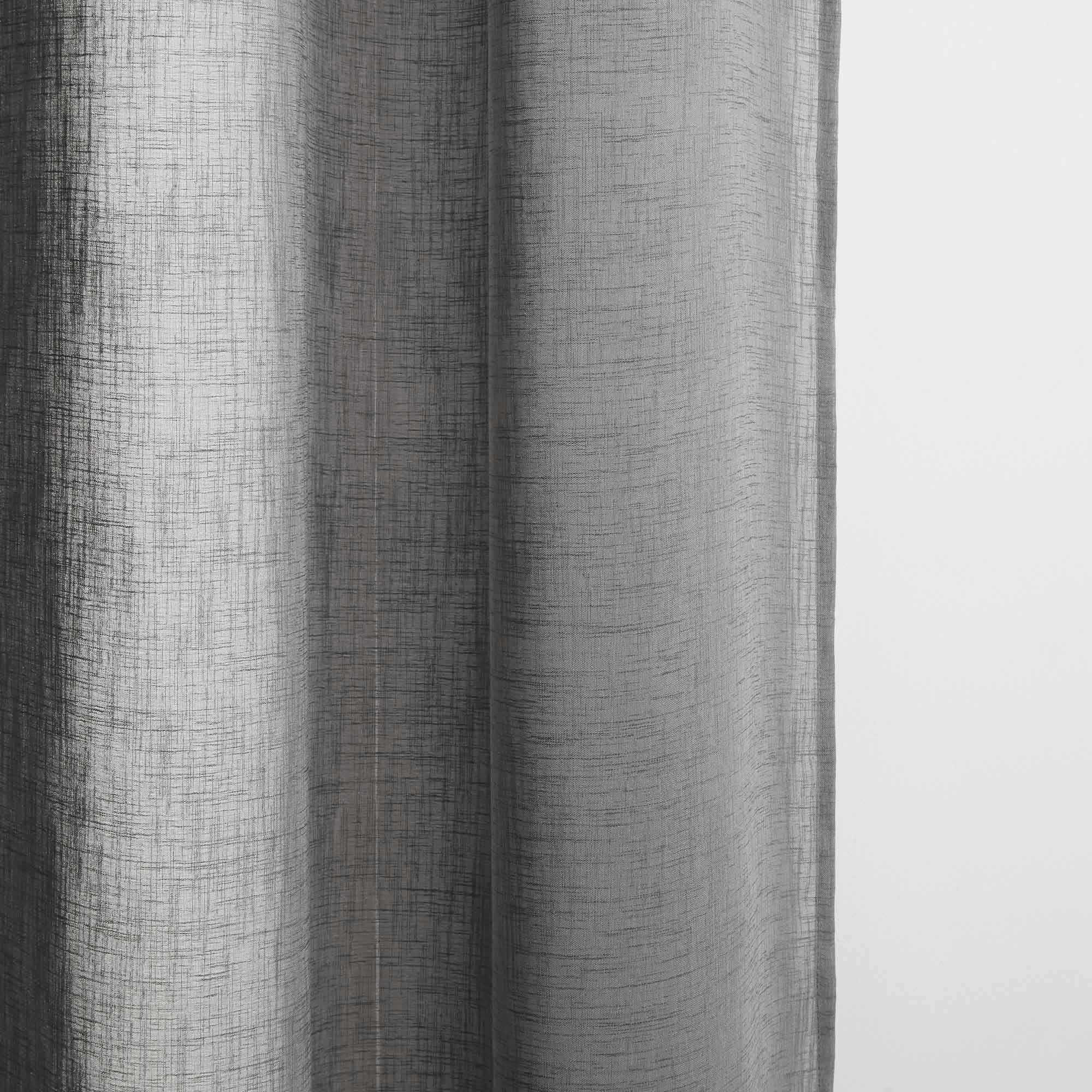 Voilage à oeillets MILOS zinc