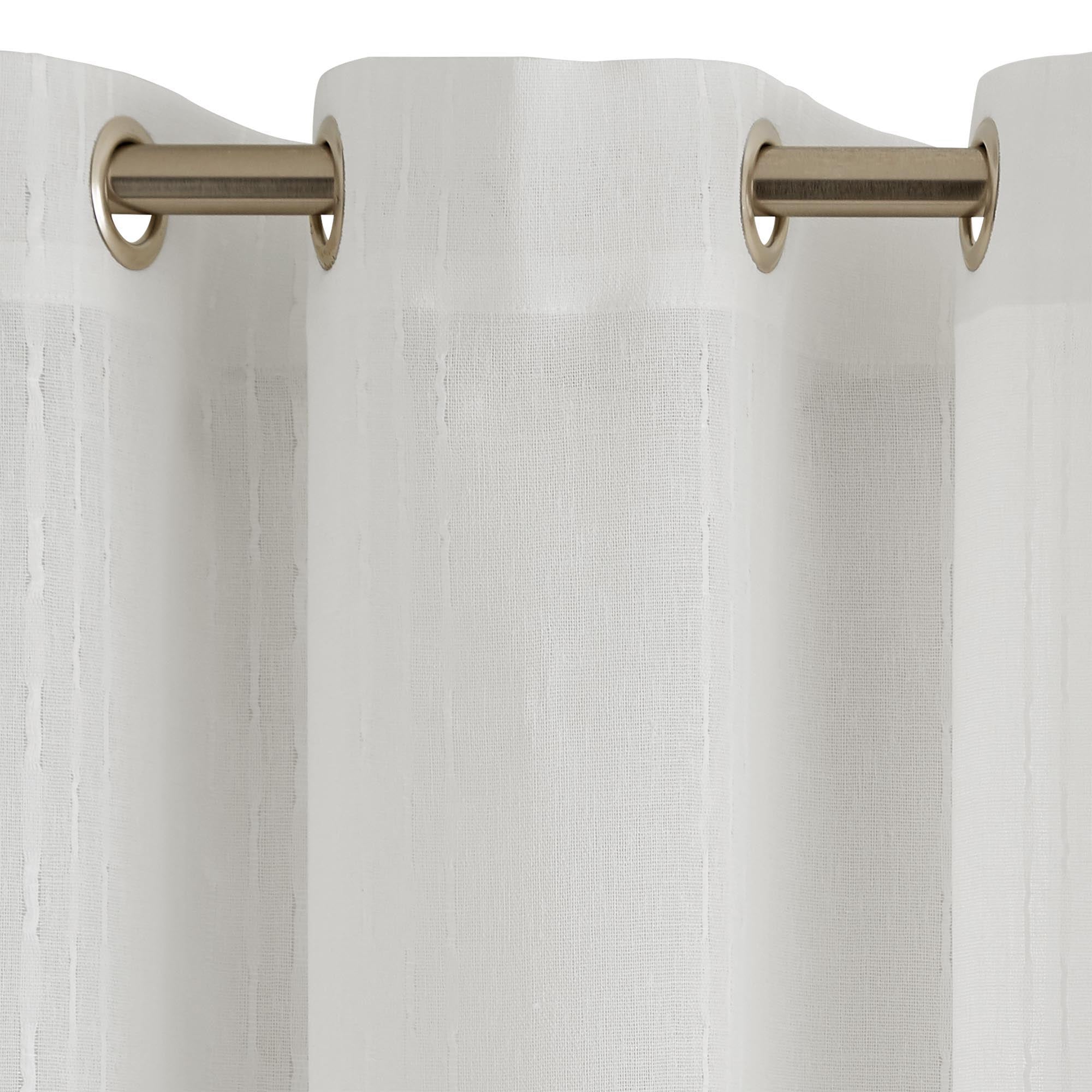 Voilage à oeillets MYKONOS blanc