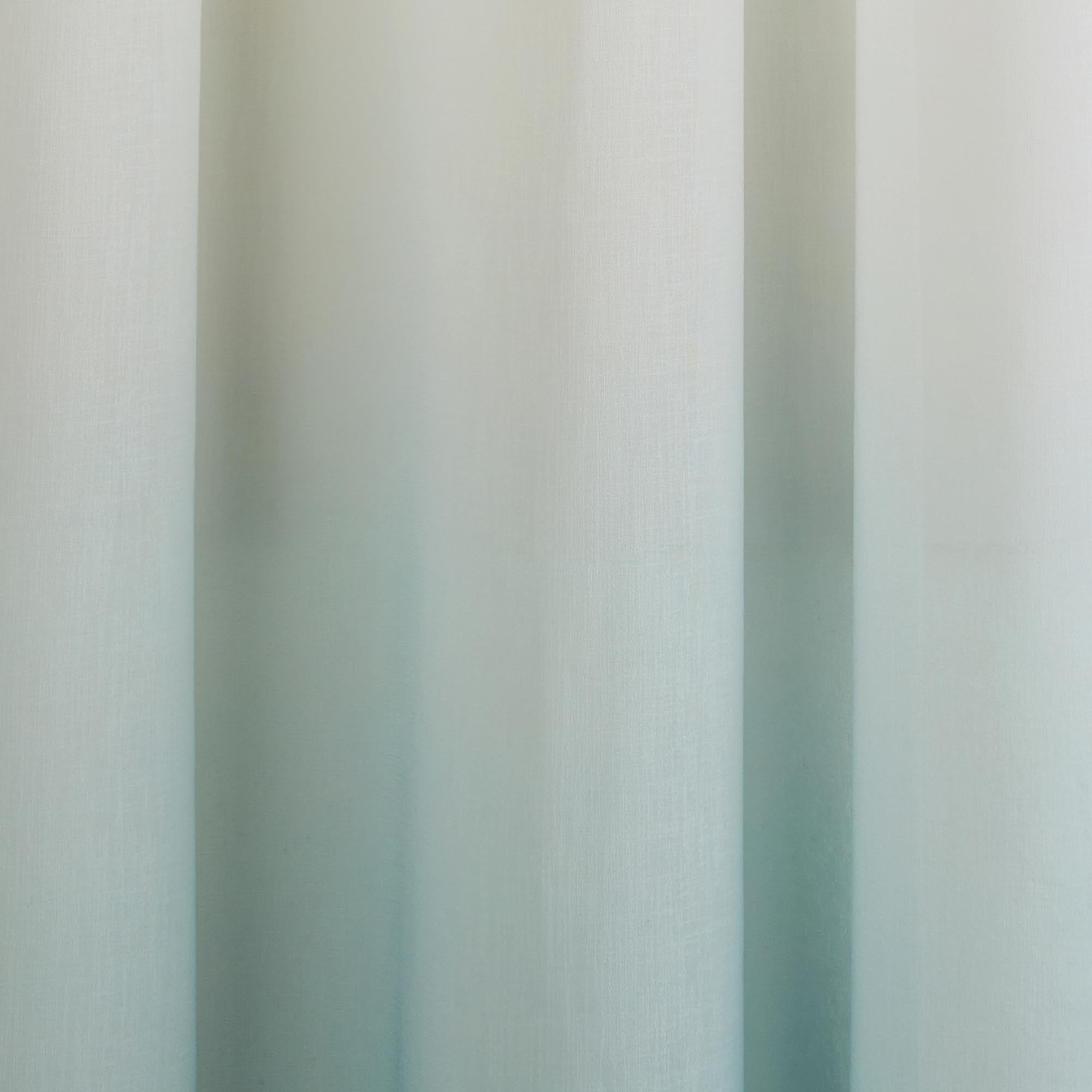 Voilage à oeillets NIMBUS vert de gris et blanc