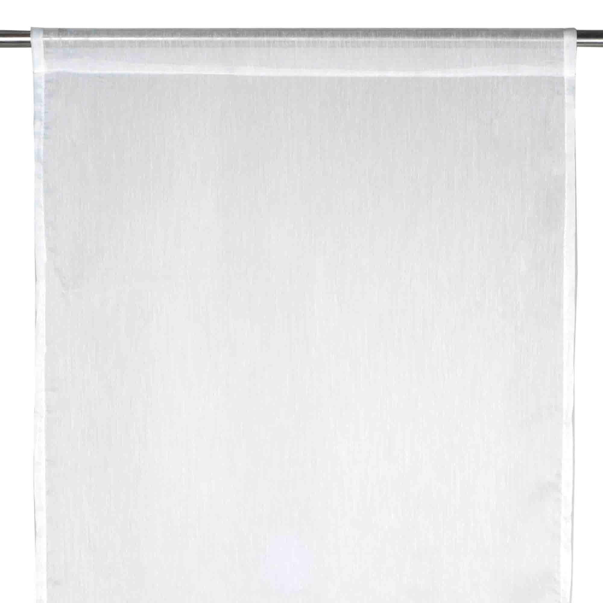Voilage de vitrages TRAMONTANE blanc