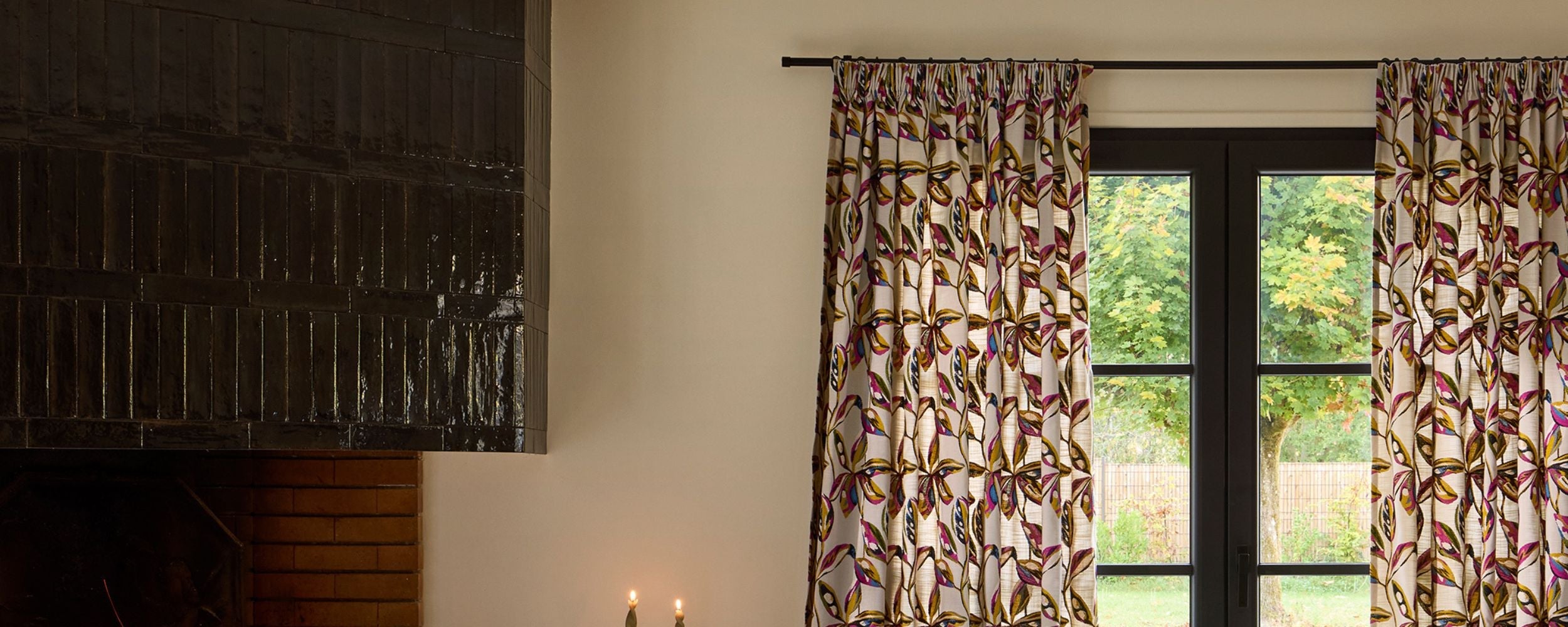 Rideaux grande largeur