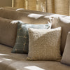 Housse de coussin PIETRO ivoire et naturel