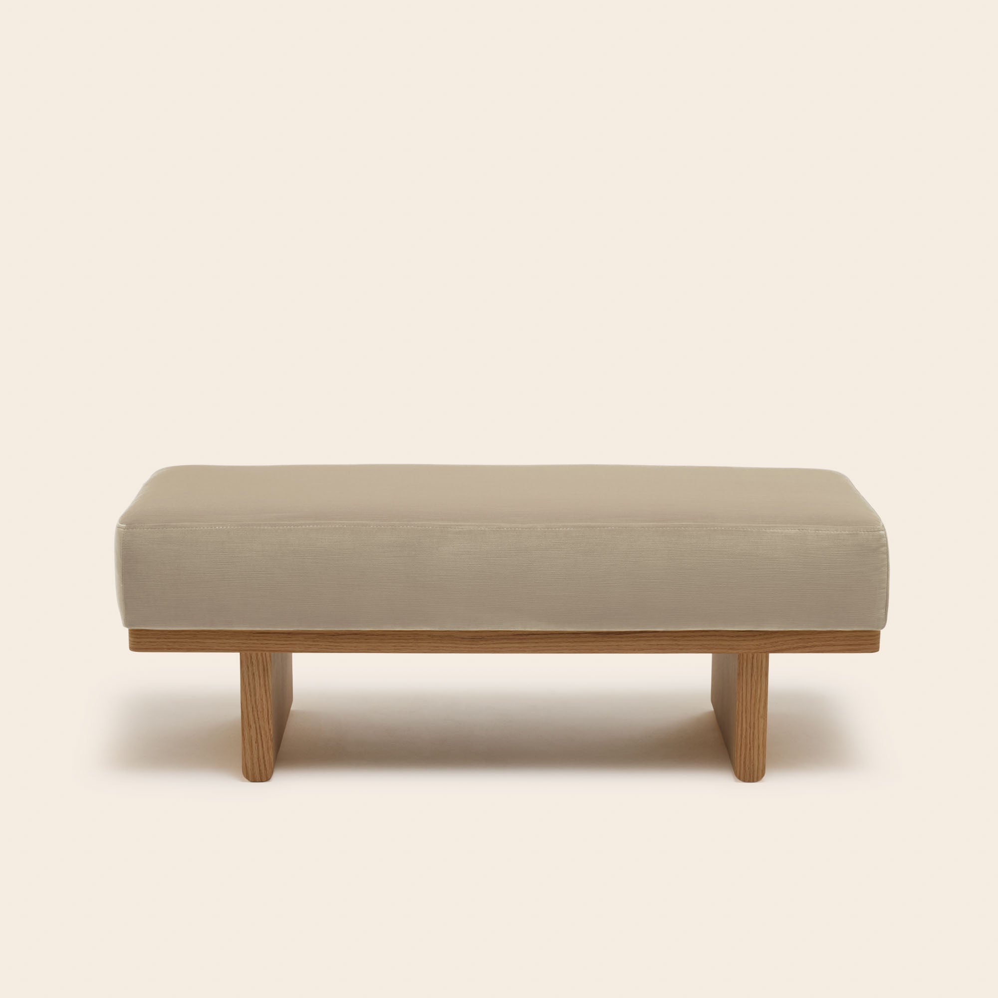 Banc ANCA velours beige chic