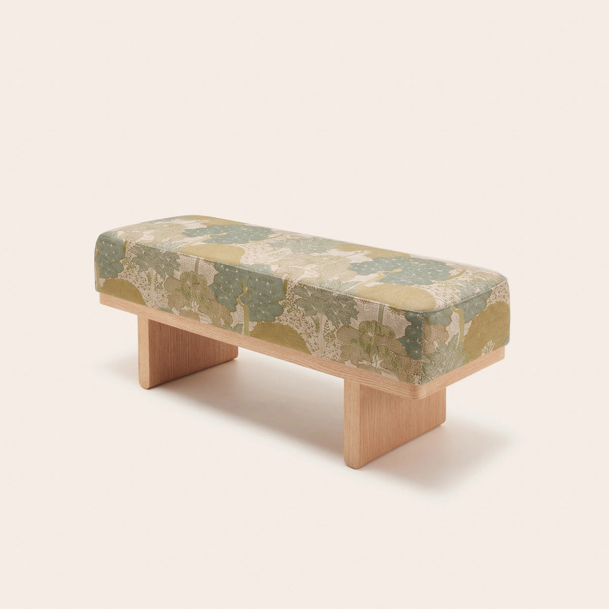Banc ANCA alisia naturel et vert
