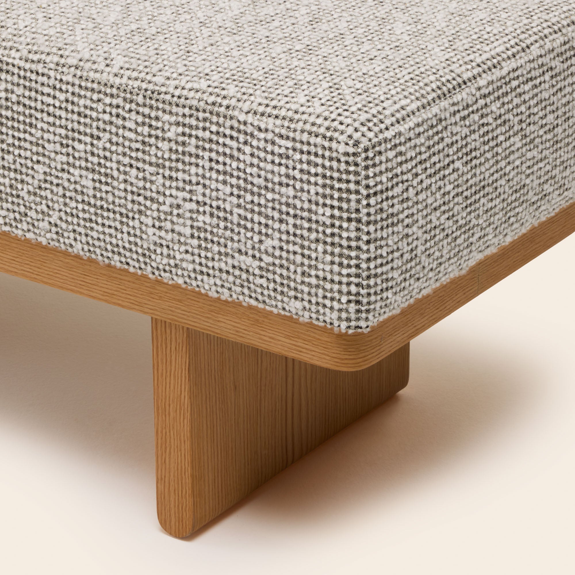 ANCA pietro bench ivory and black