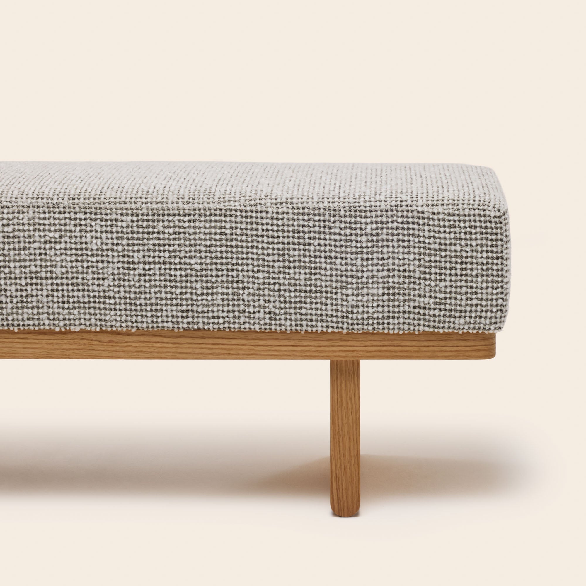 ANCA pietro bench ivory and black