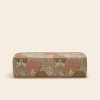 Banc ARNEL alisia naturel et rose orangé