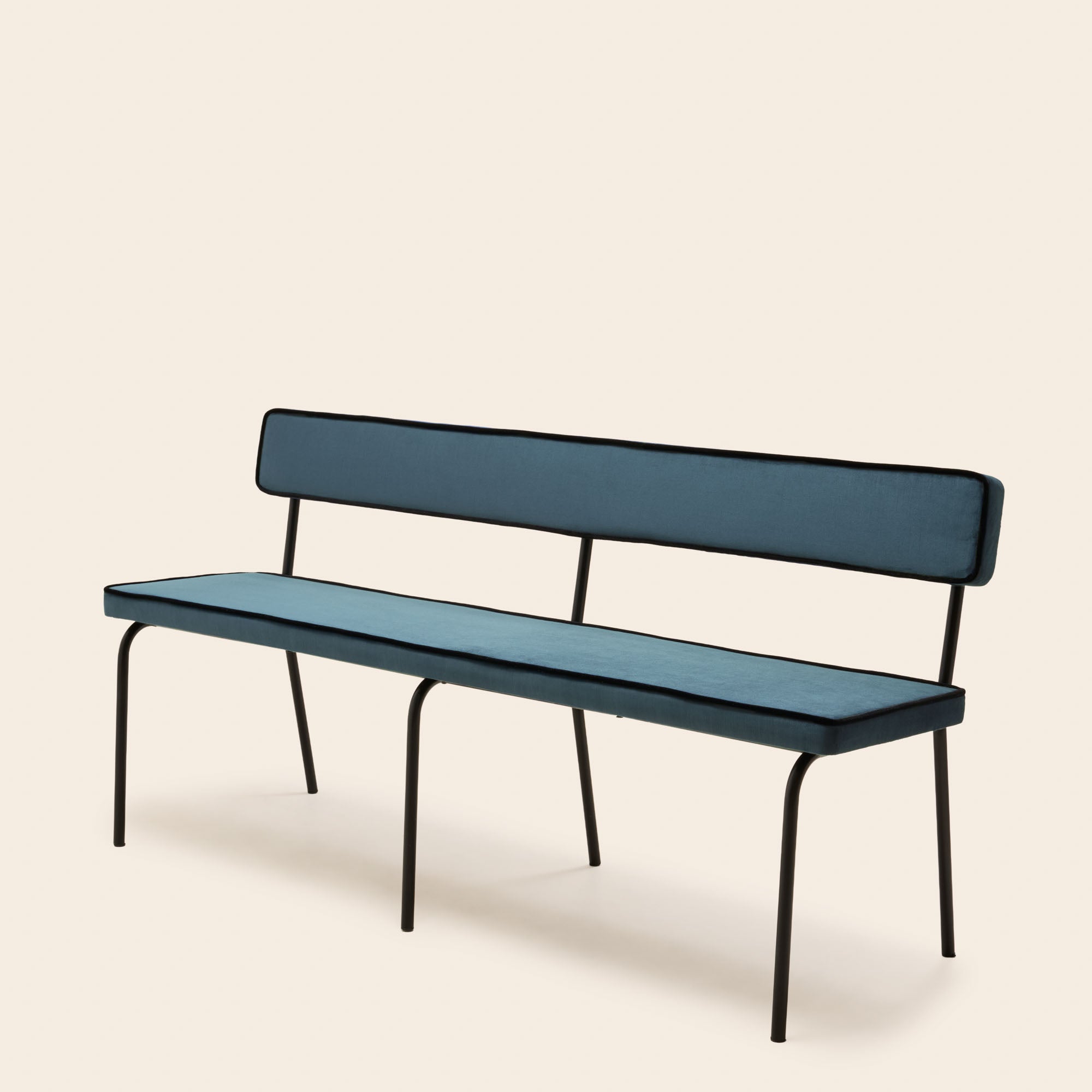 Banc YSABEAU dalila bleu de gris et noir
