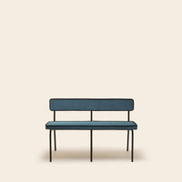 Banc YSABEAU dalila bleu de gris et noir