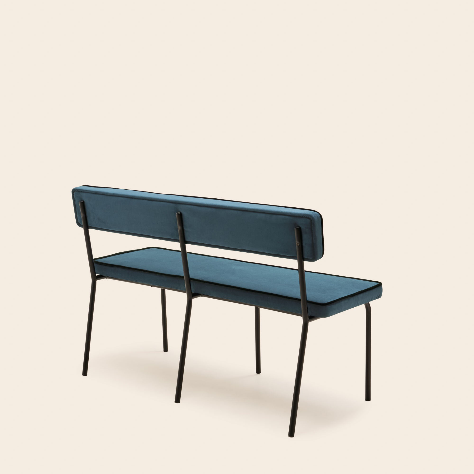 Banc YSABEAU dalila bleu de gris et noir