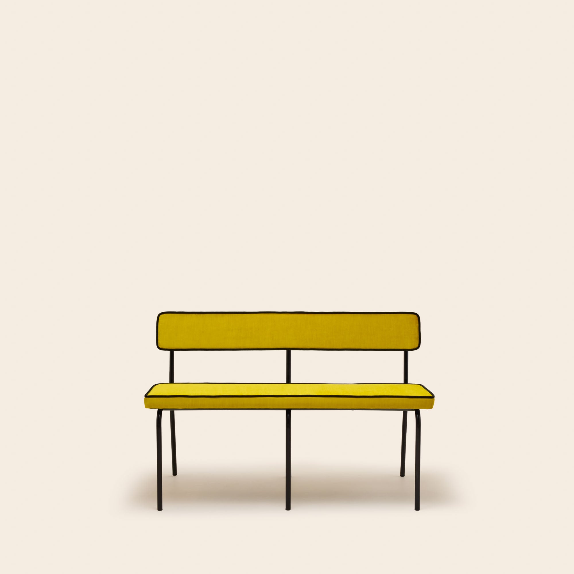 Banc YSABEAU dalila jaune sulfure et noir