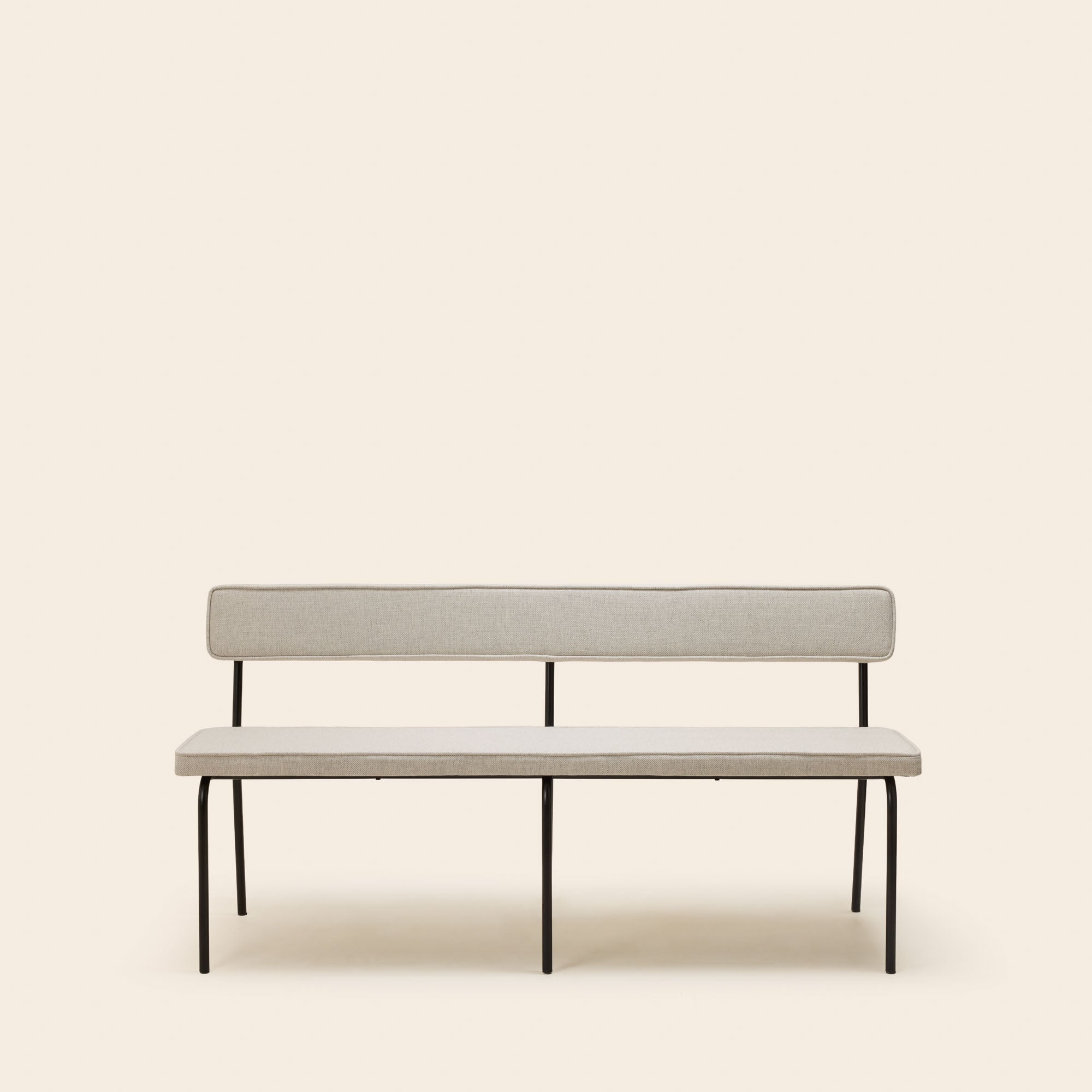 Bank YSABEAU gemêleerd gebroken wit grijs