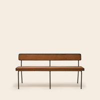 Banc YSABEAU dalila fauve et noir